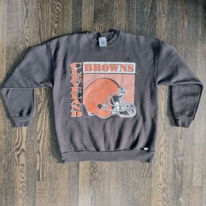 VINTAGE CLEVELAND BROWNS PULLOVER CIRCA 1991 SIZE XL. great condition.